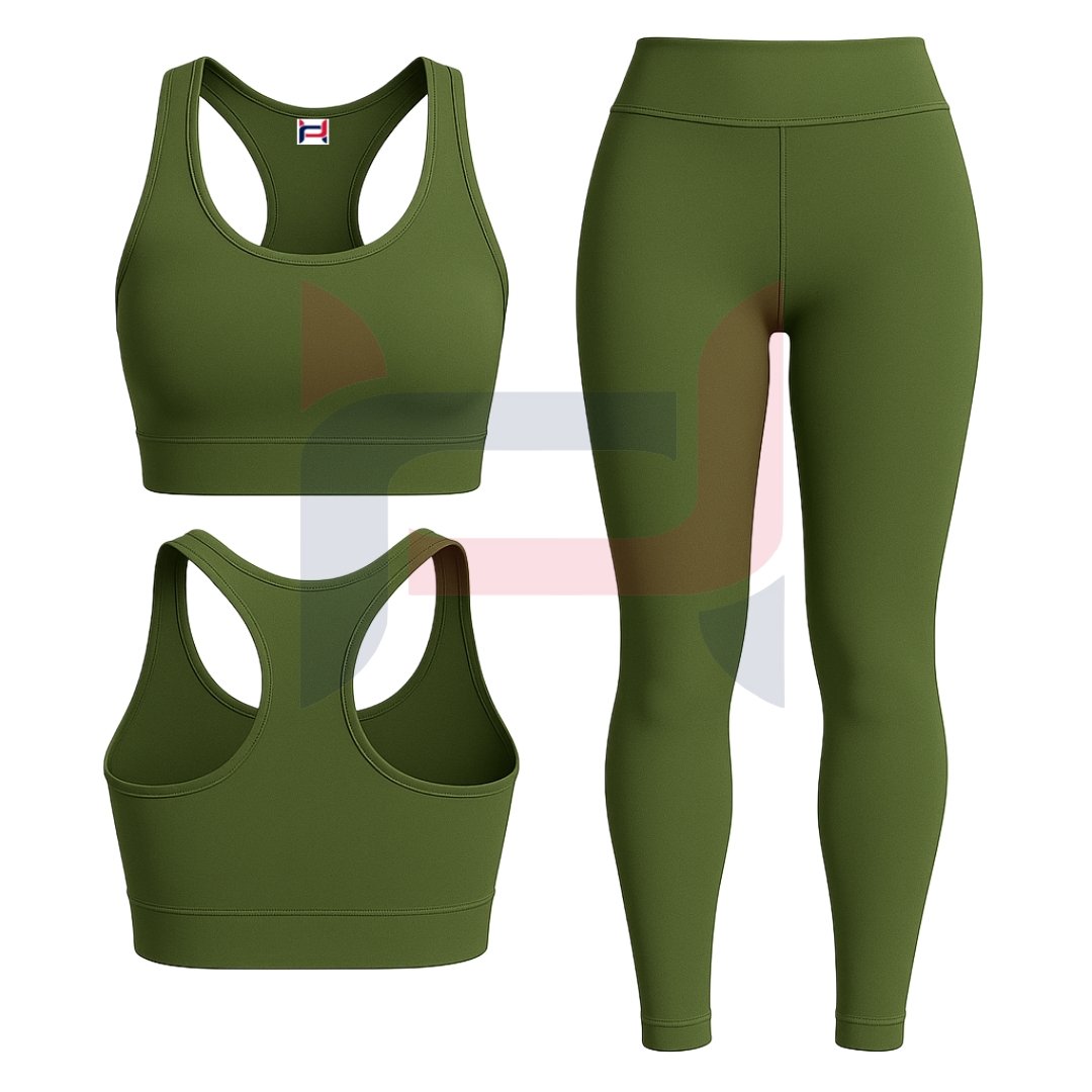 Seamless Sports Bra & High-Waisted Leggings Set