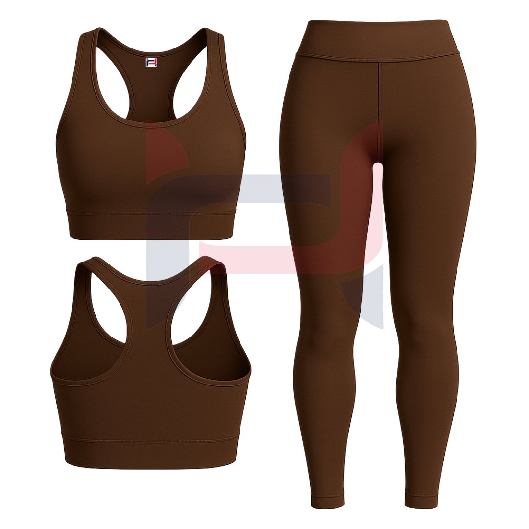 Seamless Sports Bra & High-Waisted Leggings Set