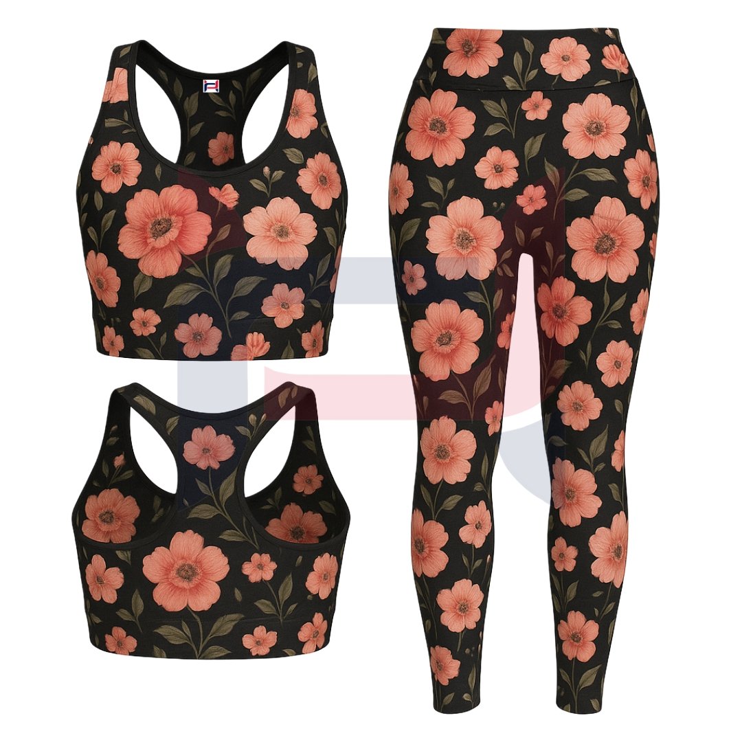 Seamless Sports Bra & High-Waisted Leggings Set