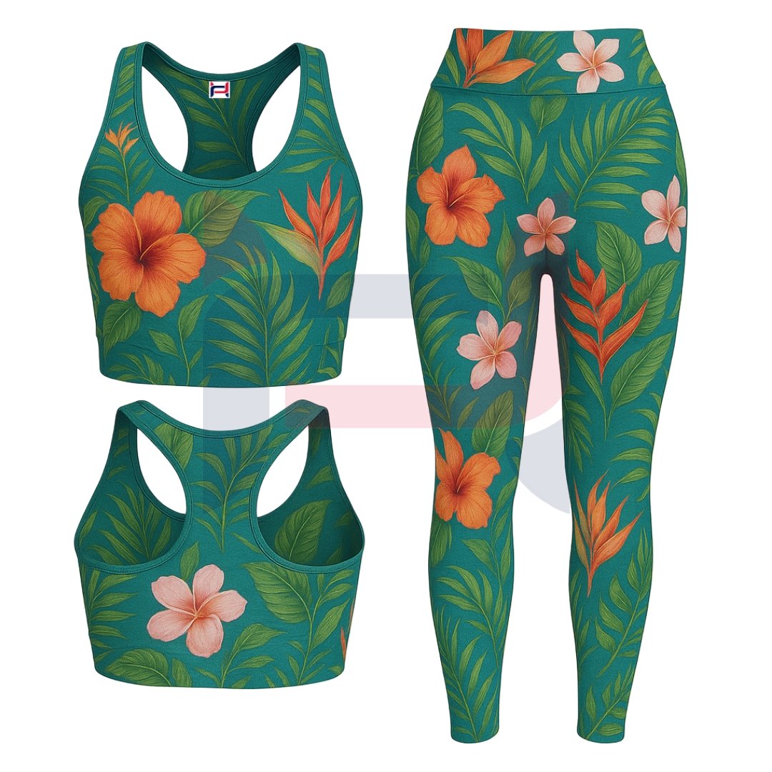 Seamless Sports Bra & High-Waisted Leggings Set